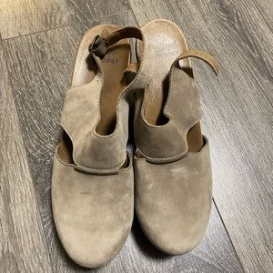 Taupe Dansko clogs